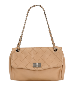 Matelasse Shoulder Bag, Leather, Tan, 10512435 (2005-06), 3*